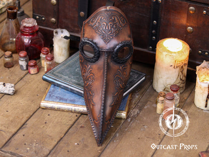 Doctor Plague Mask Floral
