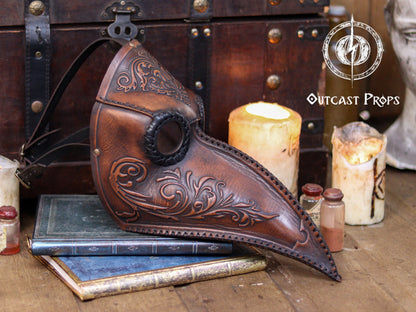 Doctor Plague Mask Floral