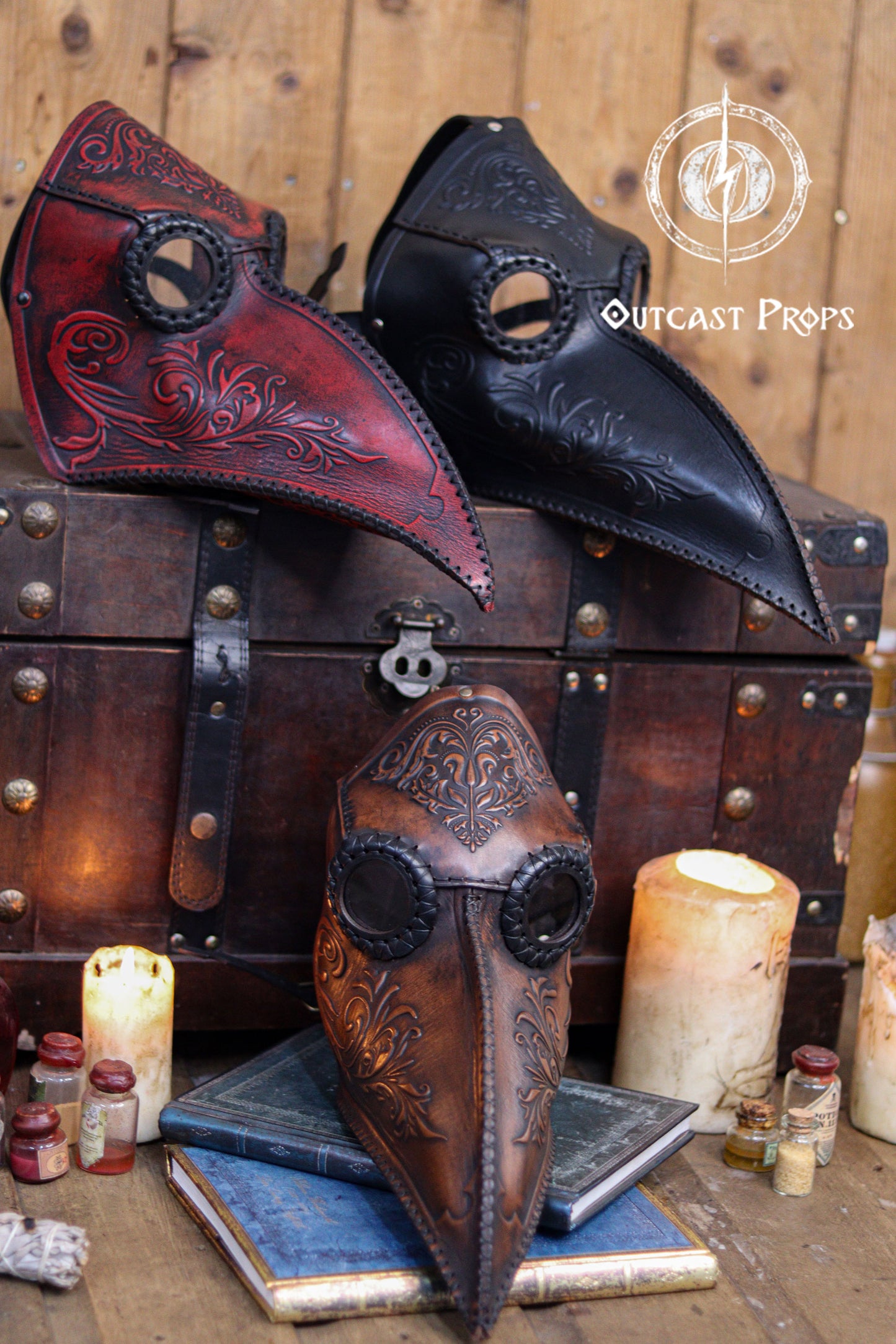 Doctor Plague Mask Floral