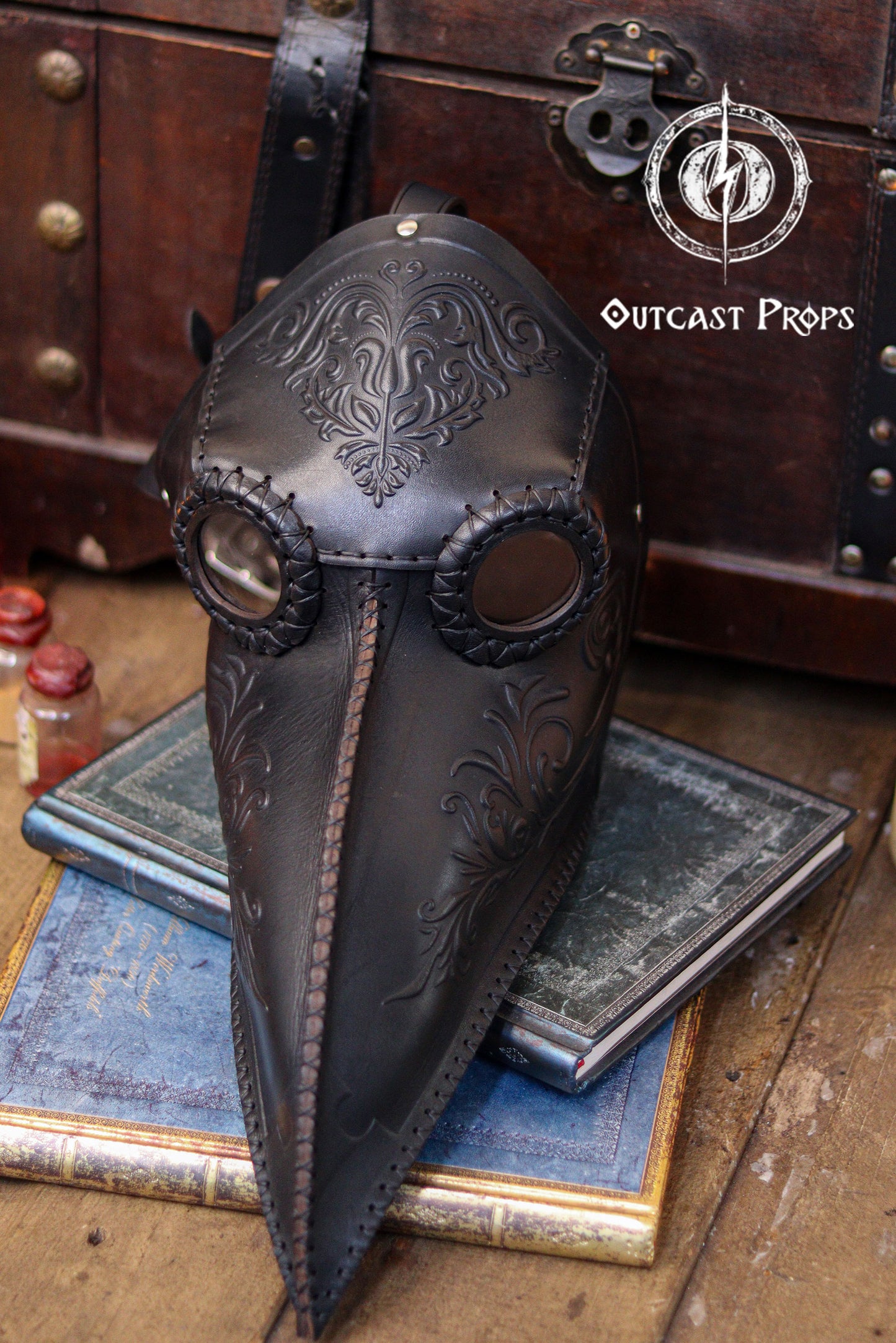 Doctor Plague Mask Floral