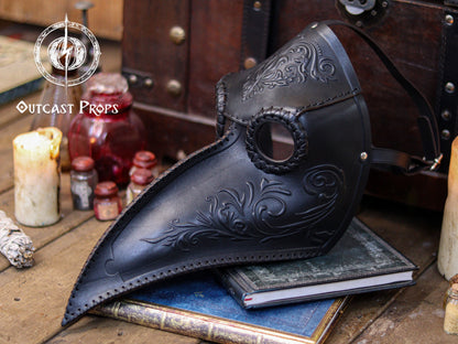 Doctor Plague Mask Floral