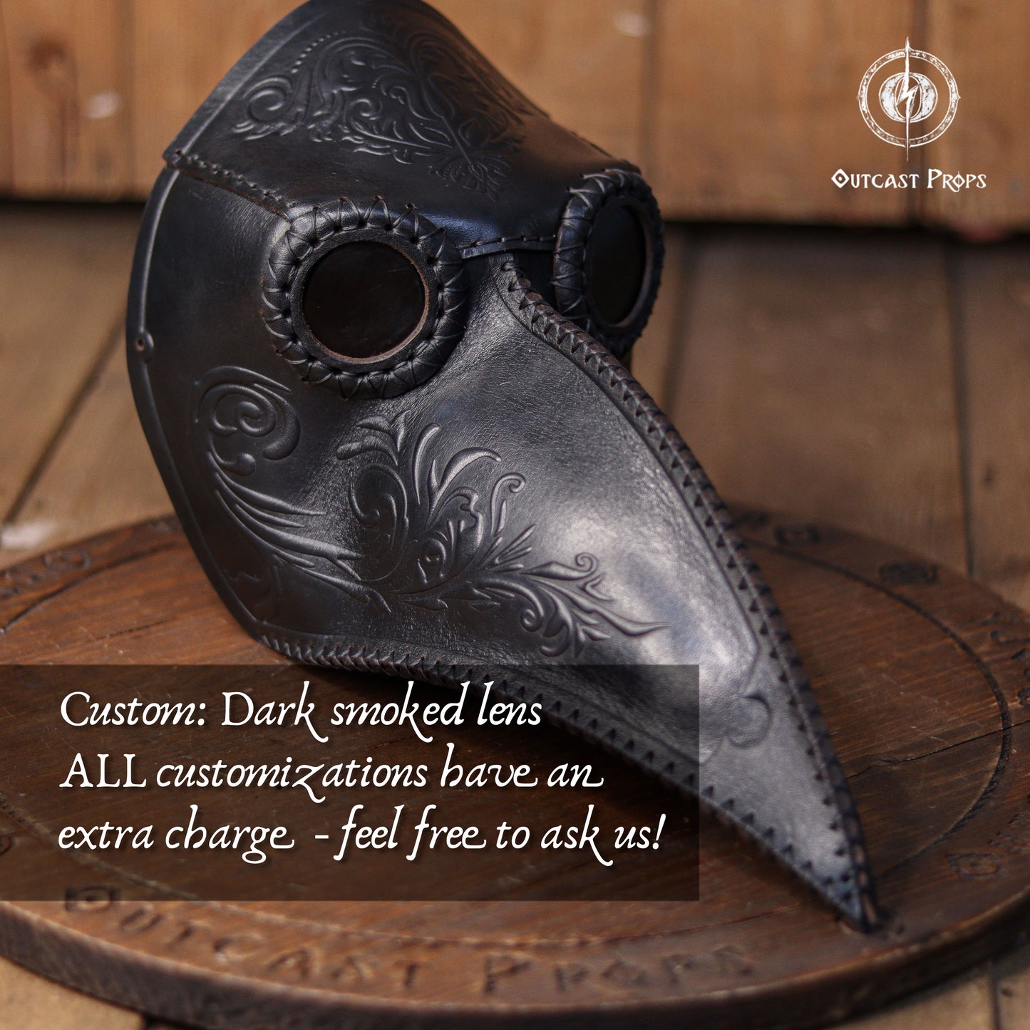 Doctor Plague Mask Floral