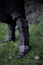 Dragon Scales Leather Greaves