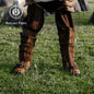 Dragon Scales Leather Greaves