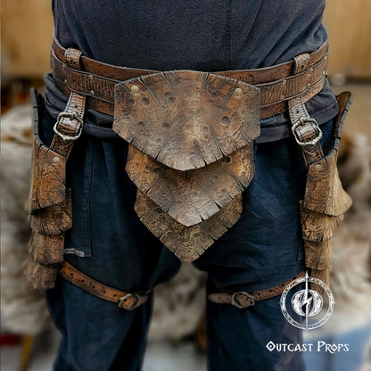 Barbarian Leather Tassets