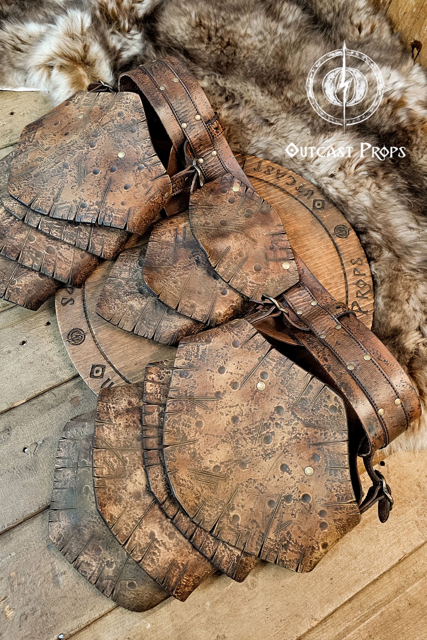 Barbarian Leather Tassets