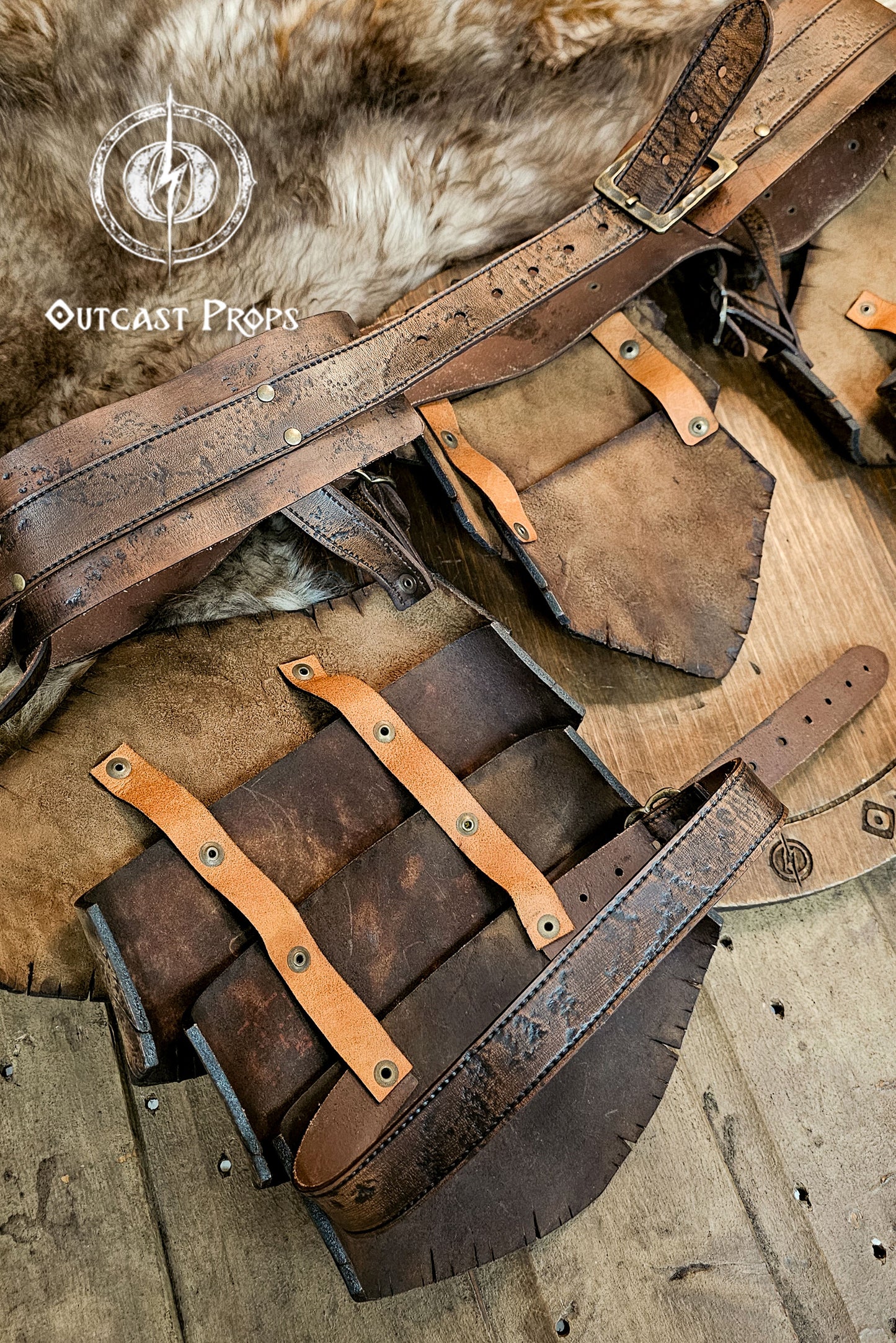 Barbarian Leather Tassets