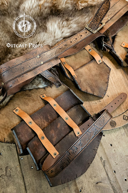 Barbarian Leather Tassets