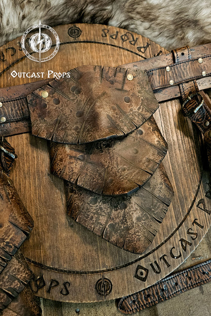Barbarian Leather Tassets