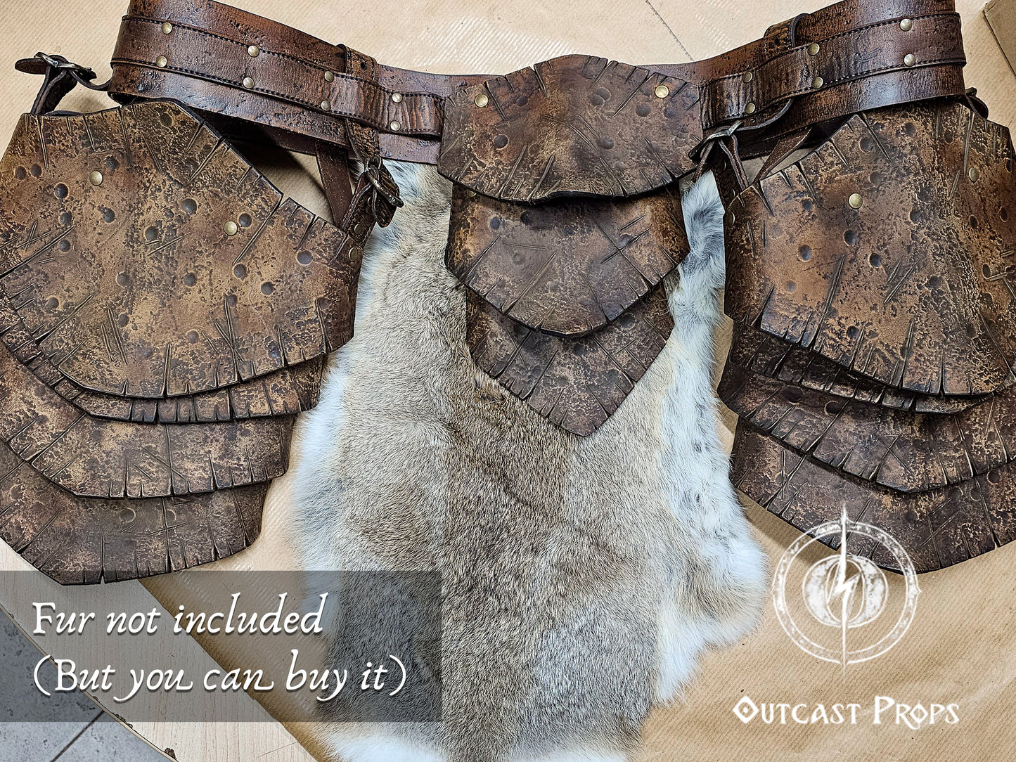 Barbarian Leather Tassets
