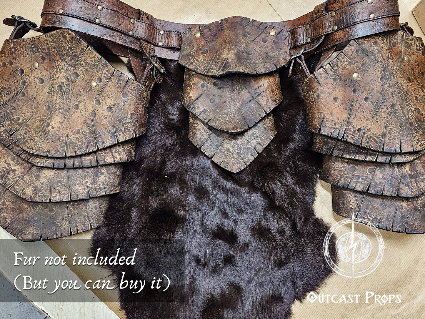 Barbarian Leather Tassets