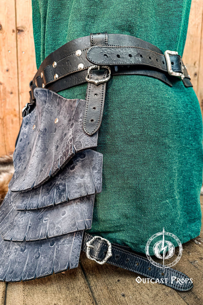 Barbarian Leather Tassets