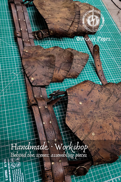 Barbarian Leather Tassets