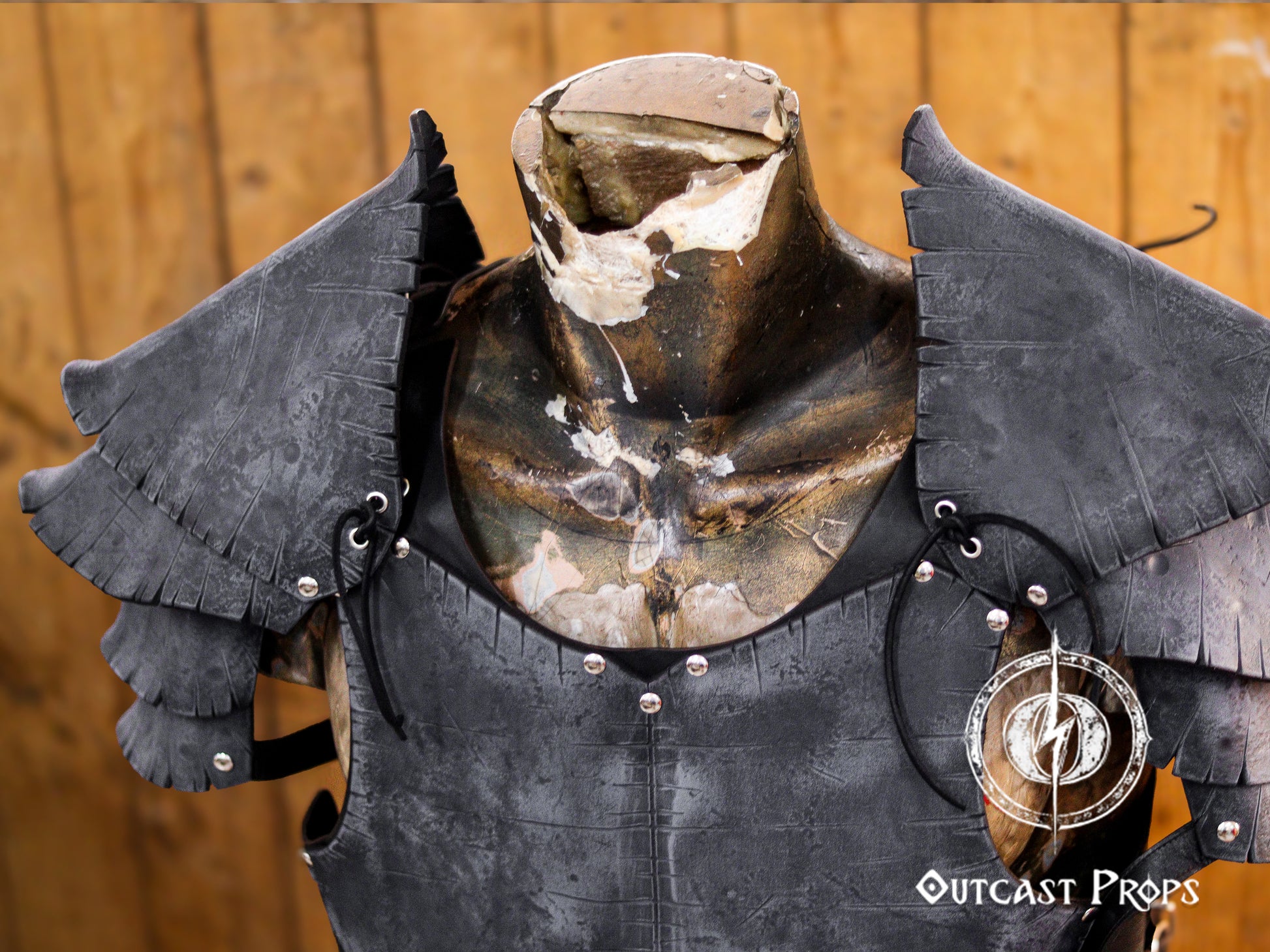 Dragon Scales Leather Shoulder Armor LARP Pauldron Viking Costume Barbarian Armor Set Fantasy Warrior Shoulder Pad Medieval Cosplay