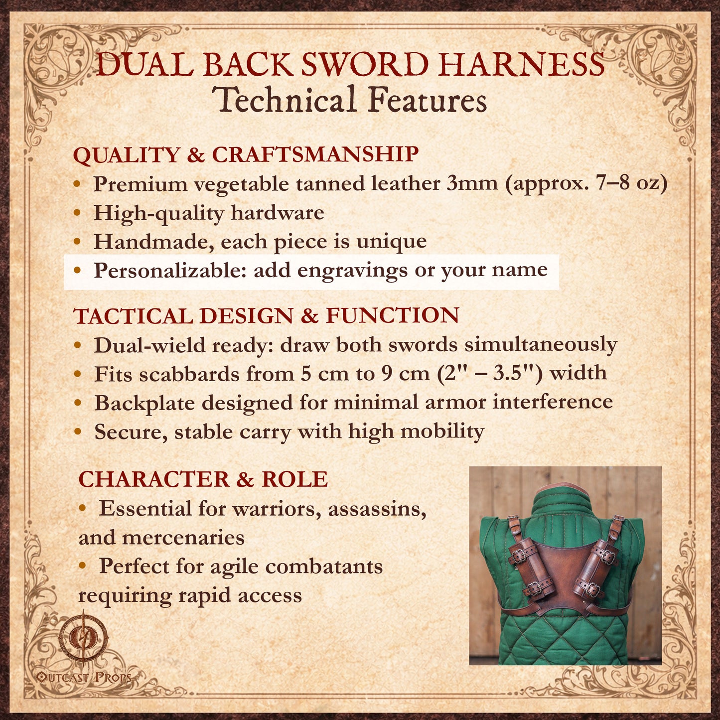 Dual Sword Scabbard