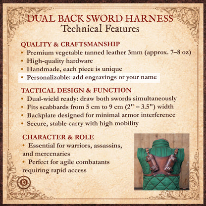 Dual Sword Scabbard