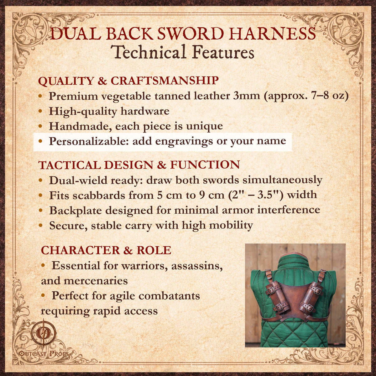 Dual Sword Scabbard