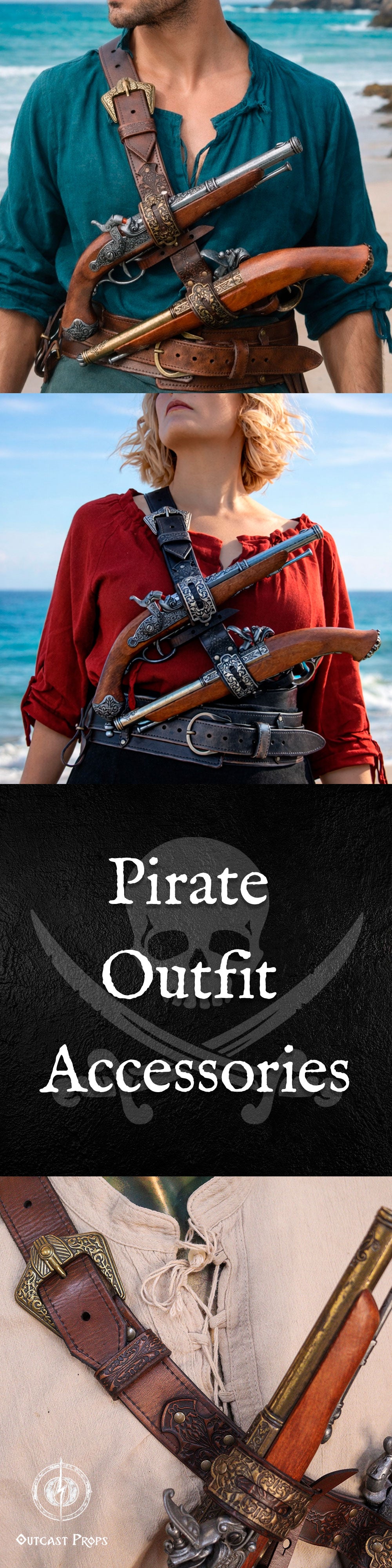 BALDMAN☯️ Edward Kenway Black Flag Cosplay Baldric – Outcast Props