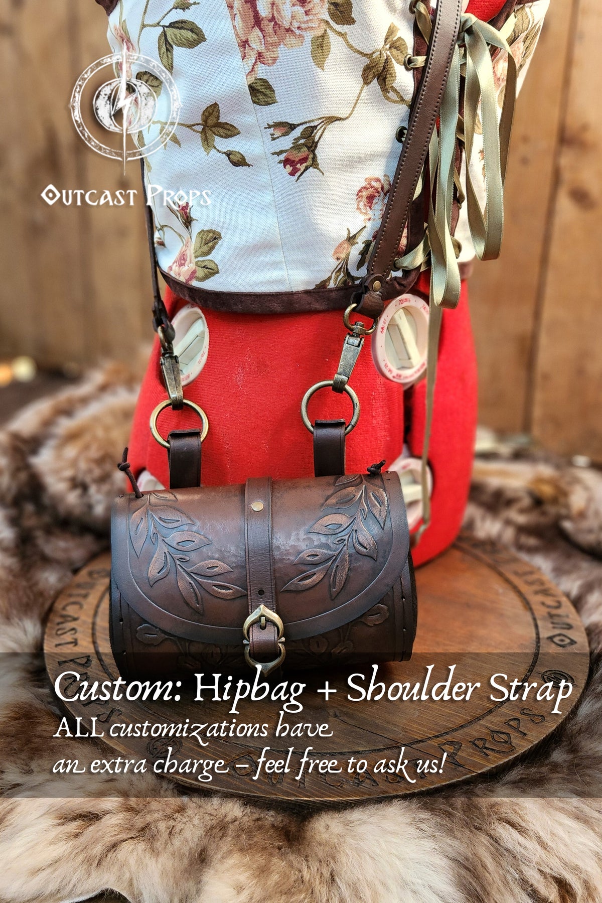 Floral Hip Bag – Shoulder Strap Customization