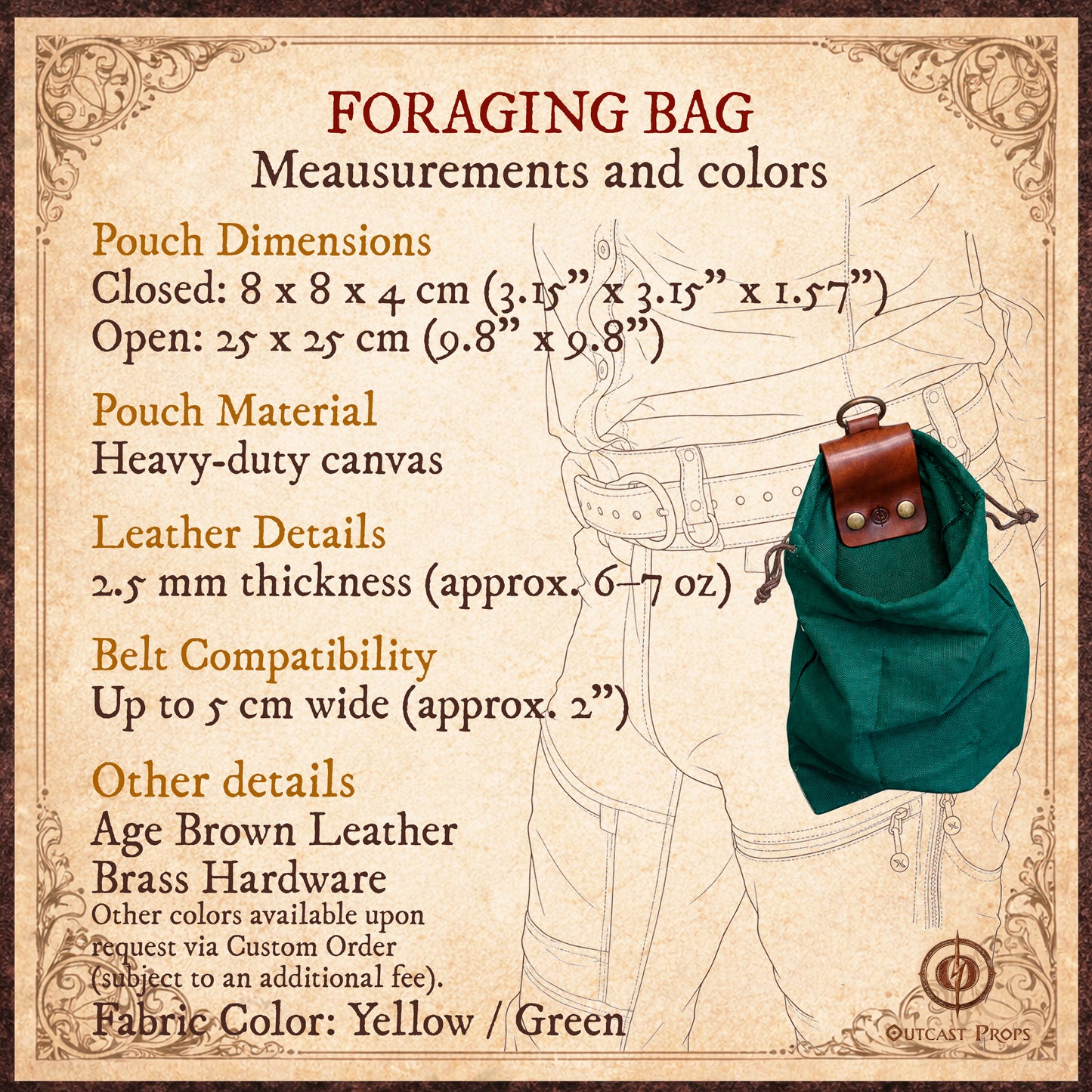 Bushcraft Foraging Pouch