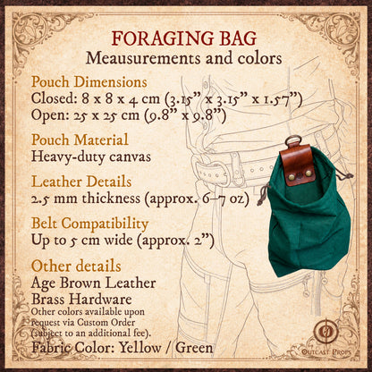 Bushcraft Foraging Pouch
