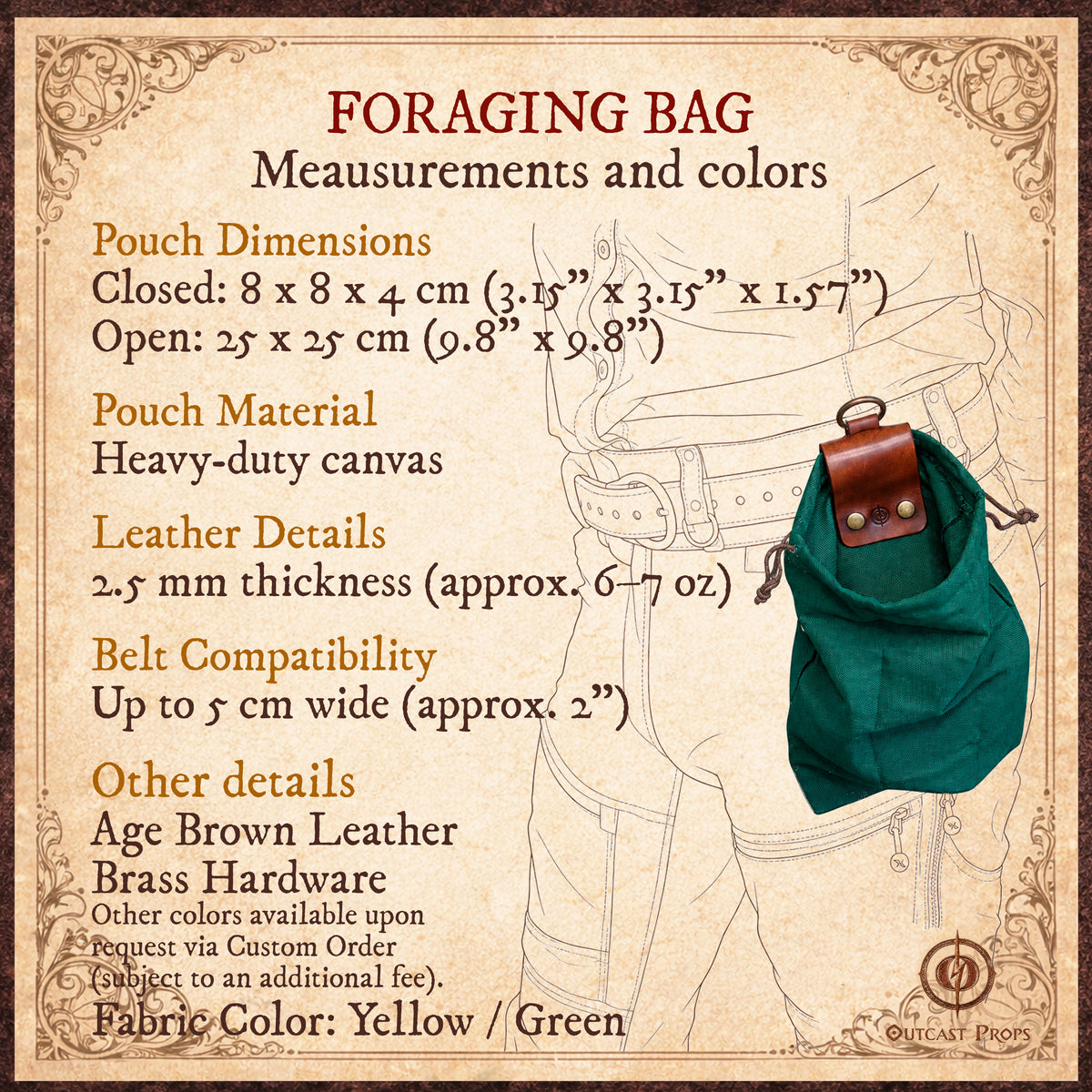 Bushcraft Foraging Pouch