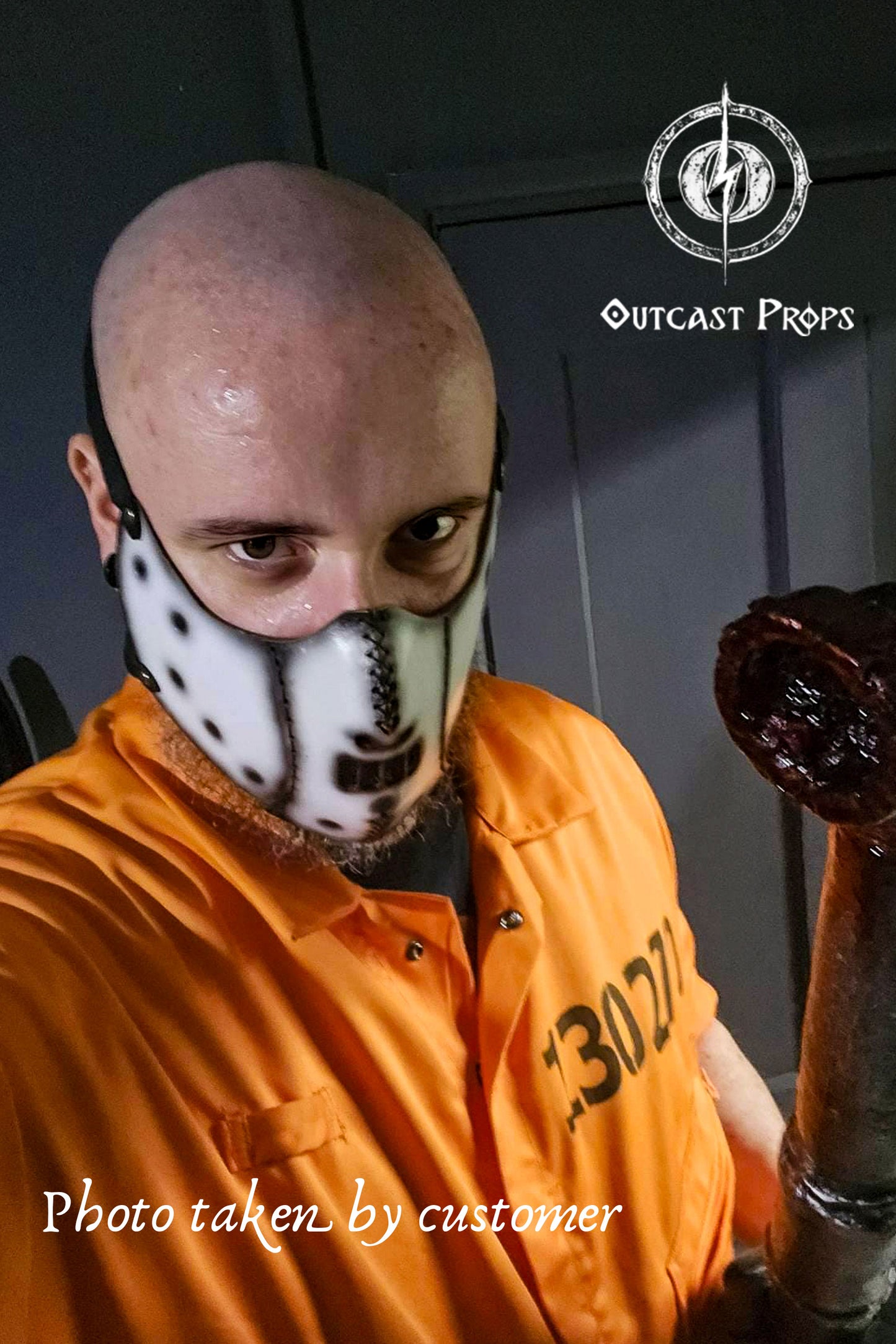 Hannibal Lecter Leather Face Mask - Horror Halloween Costume Accessory for Cosplay and LARP