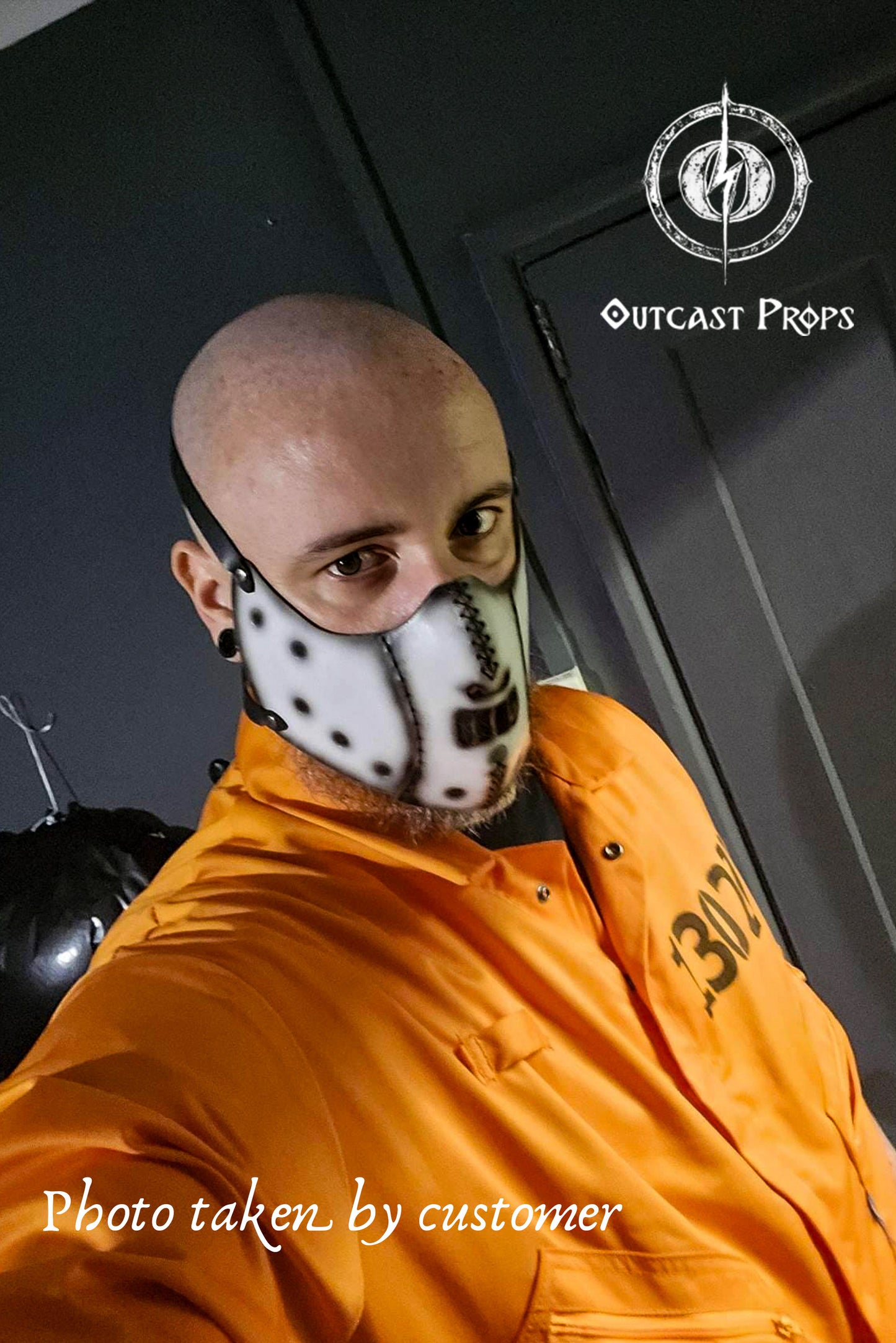 Hannibal Lecter Leather Face Mask - Horror Halloween Costume Accessory for Cosplay and LARP