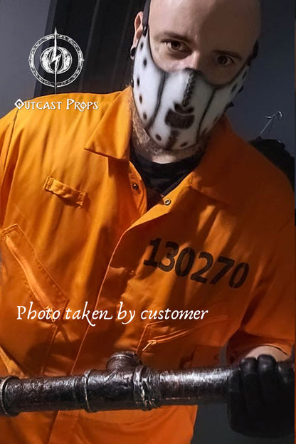 Hannibal Lecter Leather Face Mask - Horror Halloween Costume Accessory for Cosplay and LARP