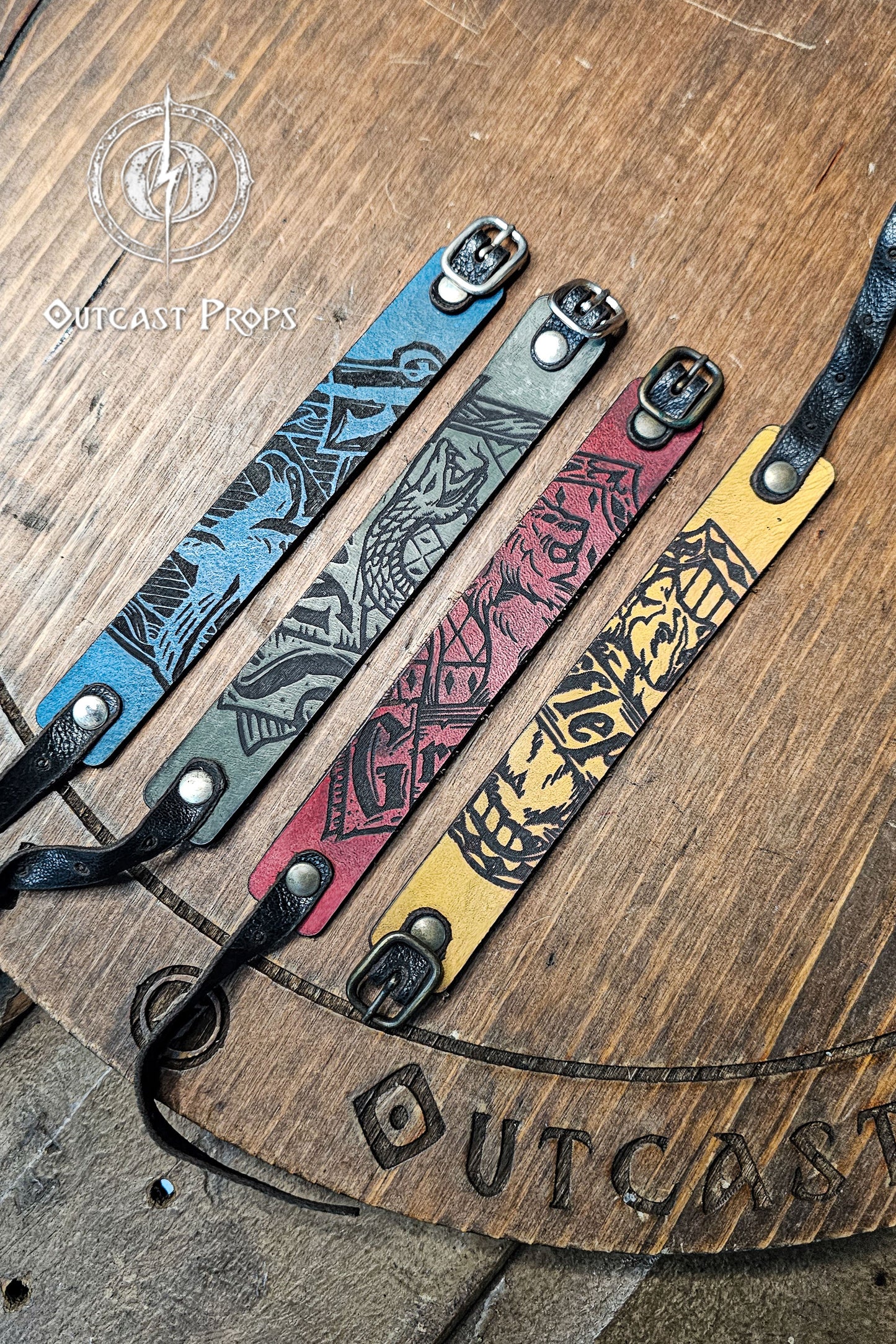 HP Gryffindor Red Leather Bracelet Cheap Sale