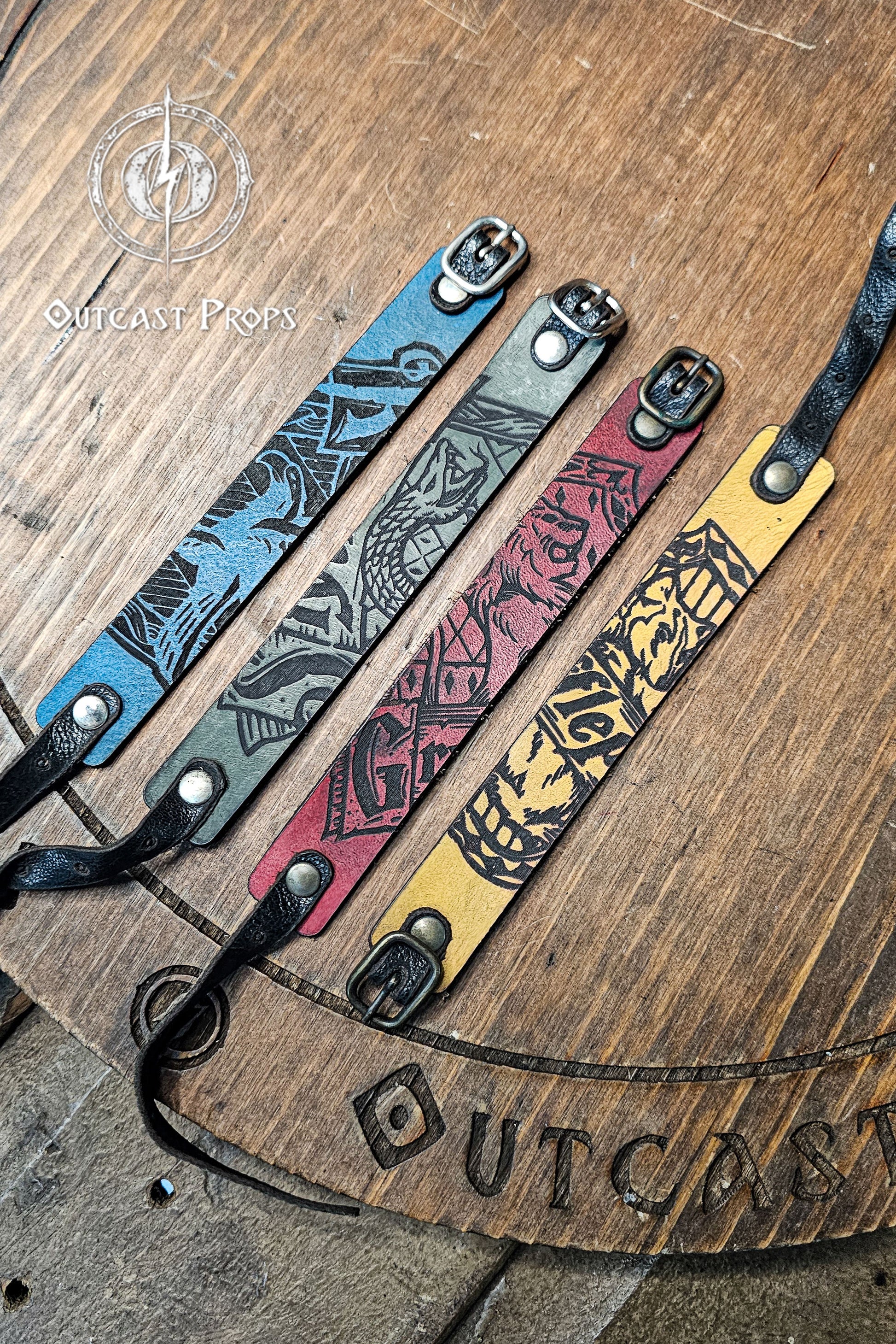 HP Gryffindor Red Leather Bracelet Cheap Sale
