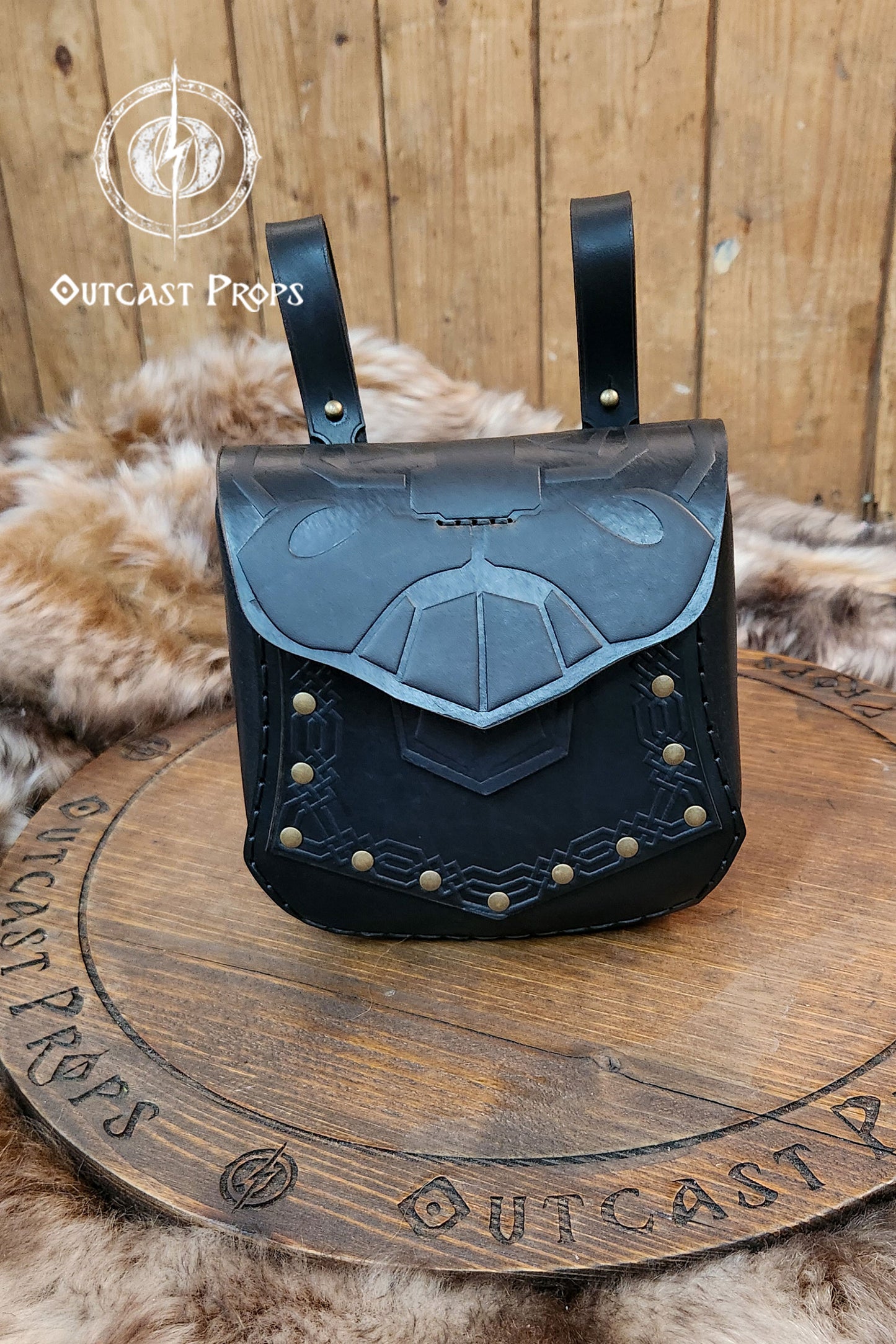 Leather Dwarf Face bag
