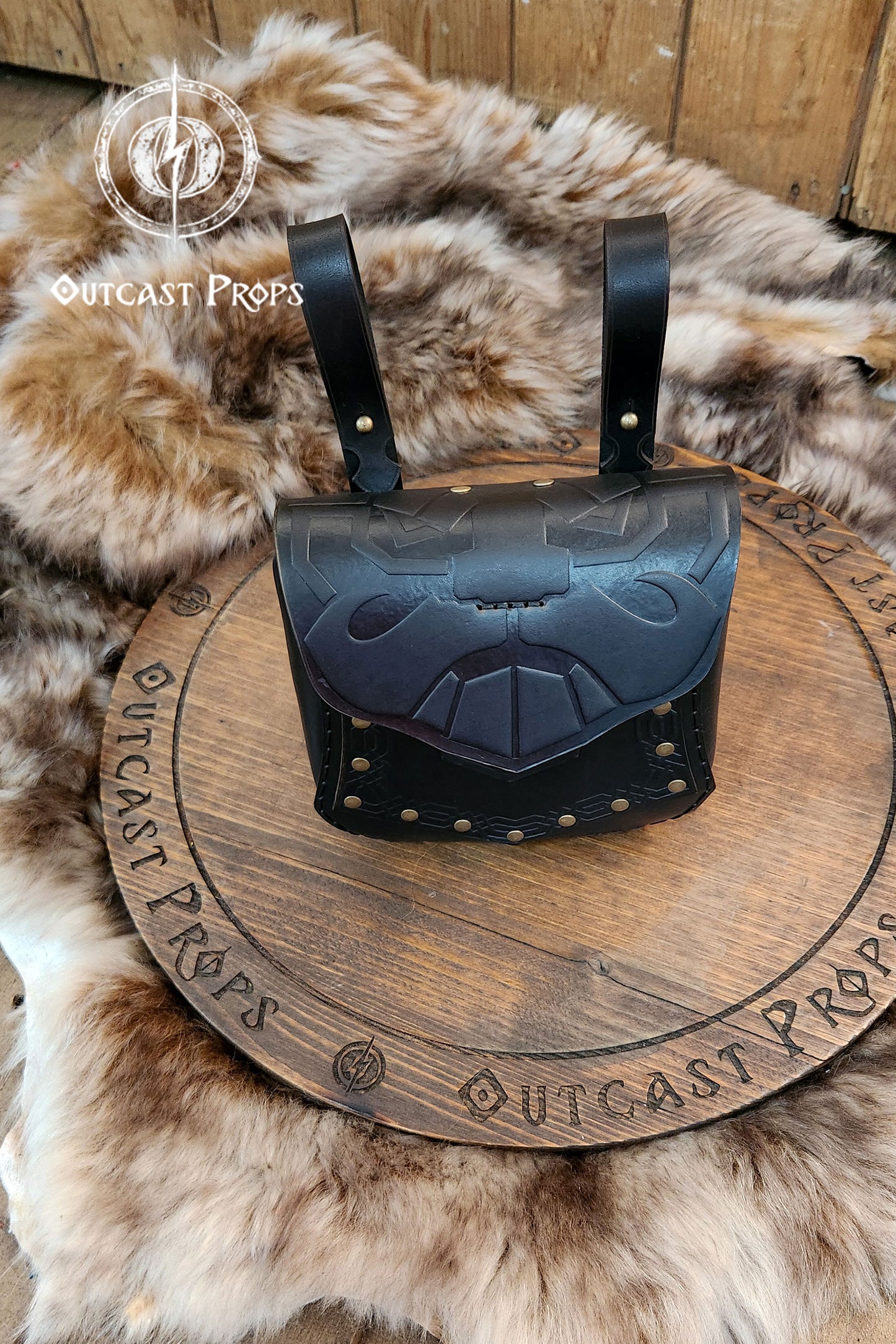 Leather Dwarf Face bag