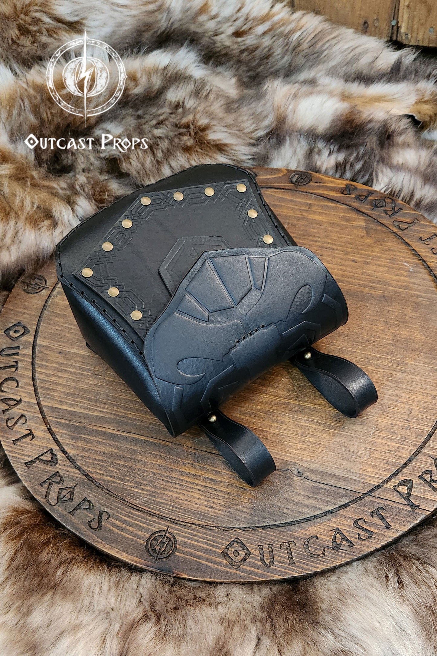 Leather Dwarf Face bag