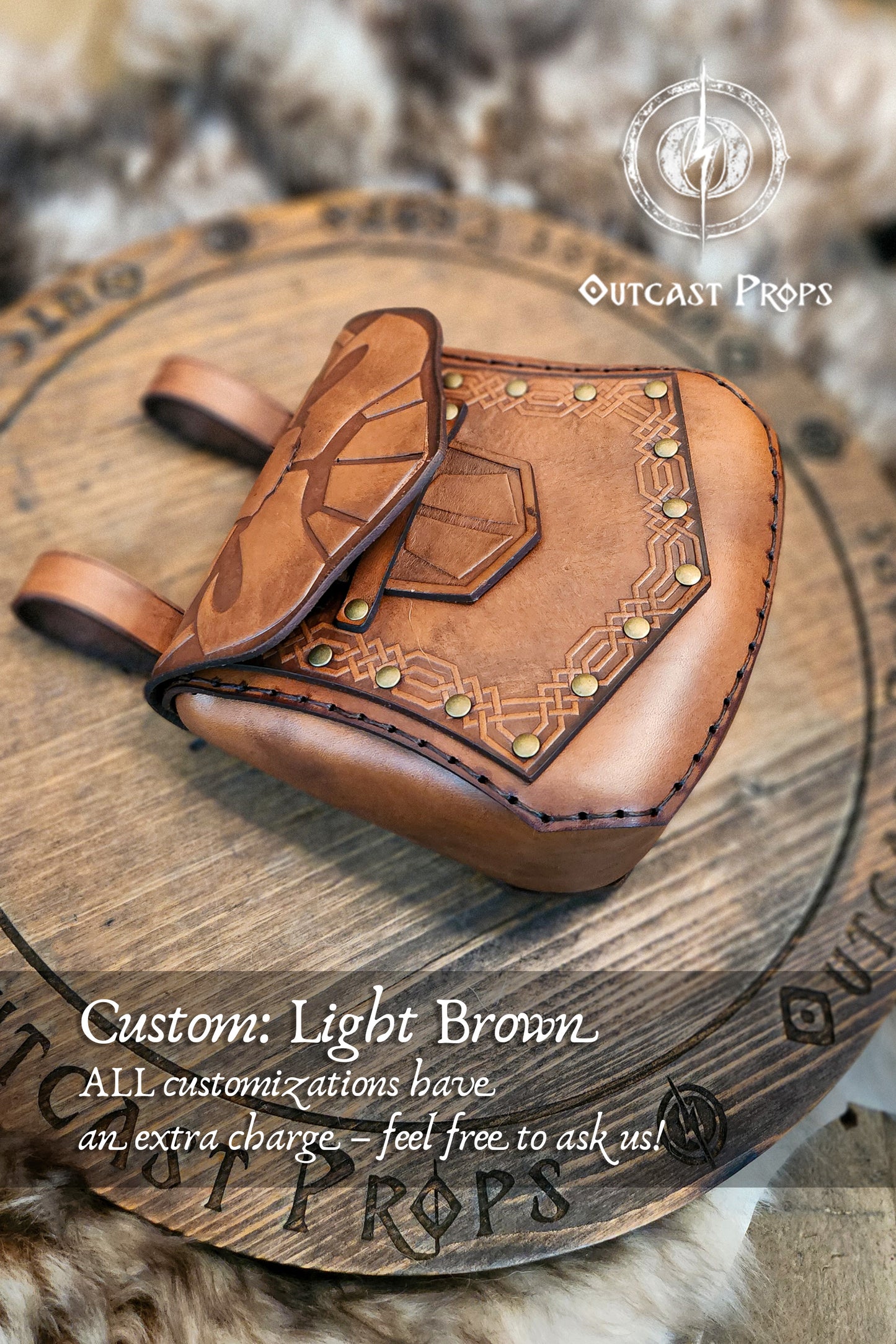Leather Dwarf Face bag