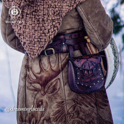 Leather Dwarf Face bag