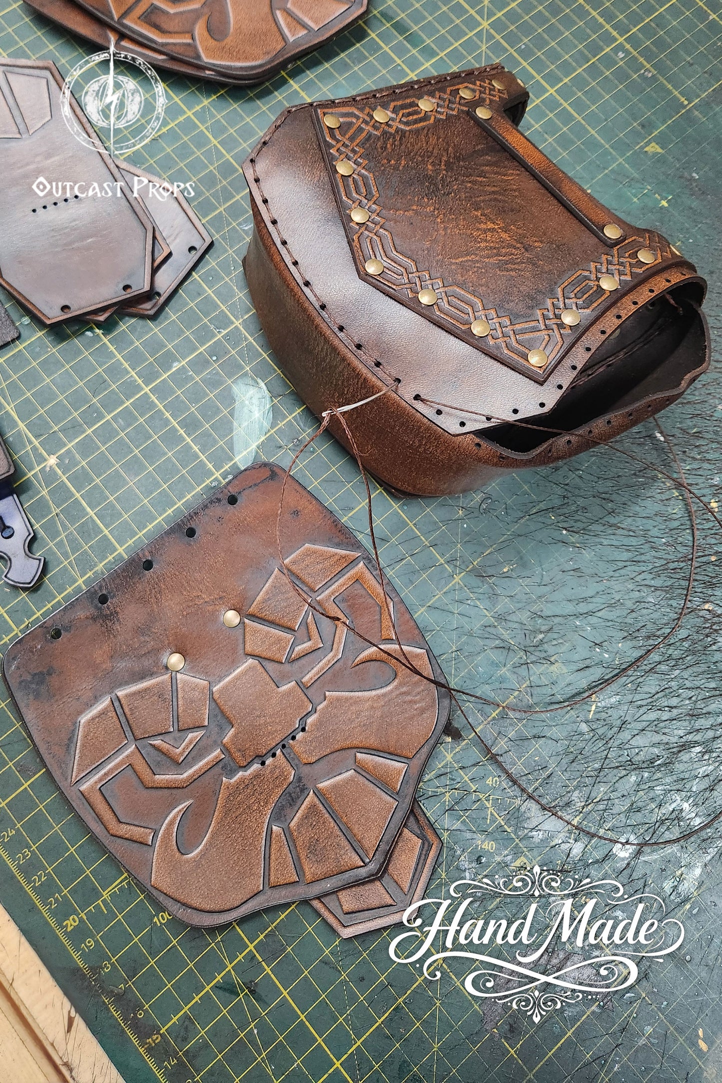 Leather Dwarf Face bag