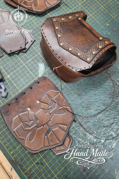 Leather Dwarf Face bag