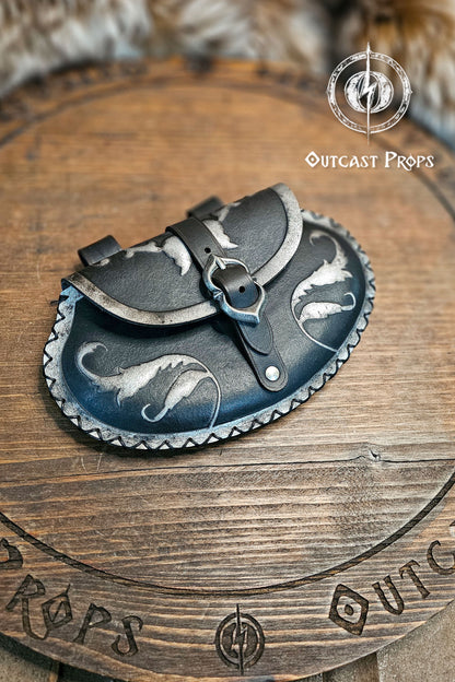 Leather Floral Pear Bag