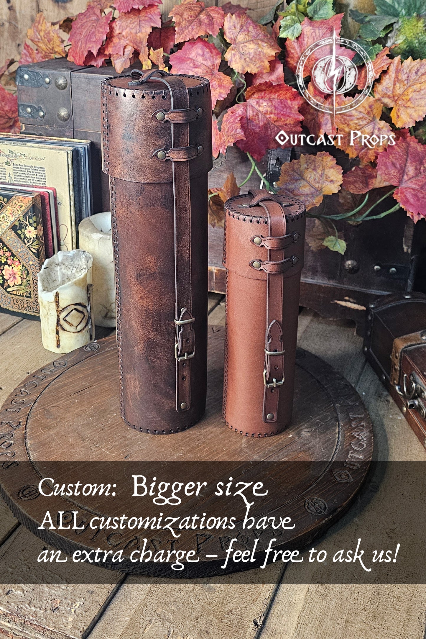 Leather Scroll Case