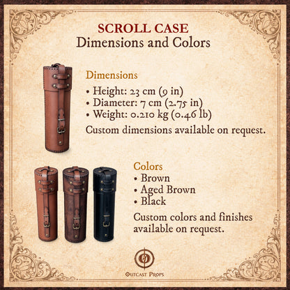 Leather Scroll Case