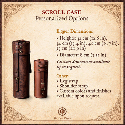 Leather Scroll Case