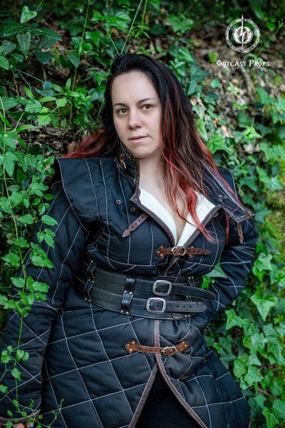 Medieval Gambeson Padded Cotton