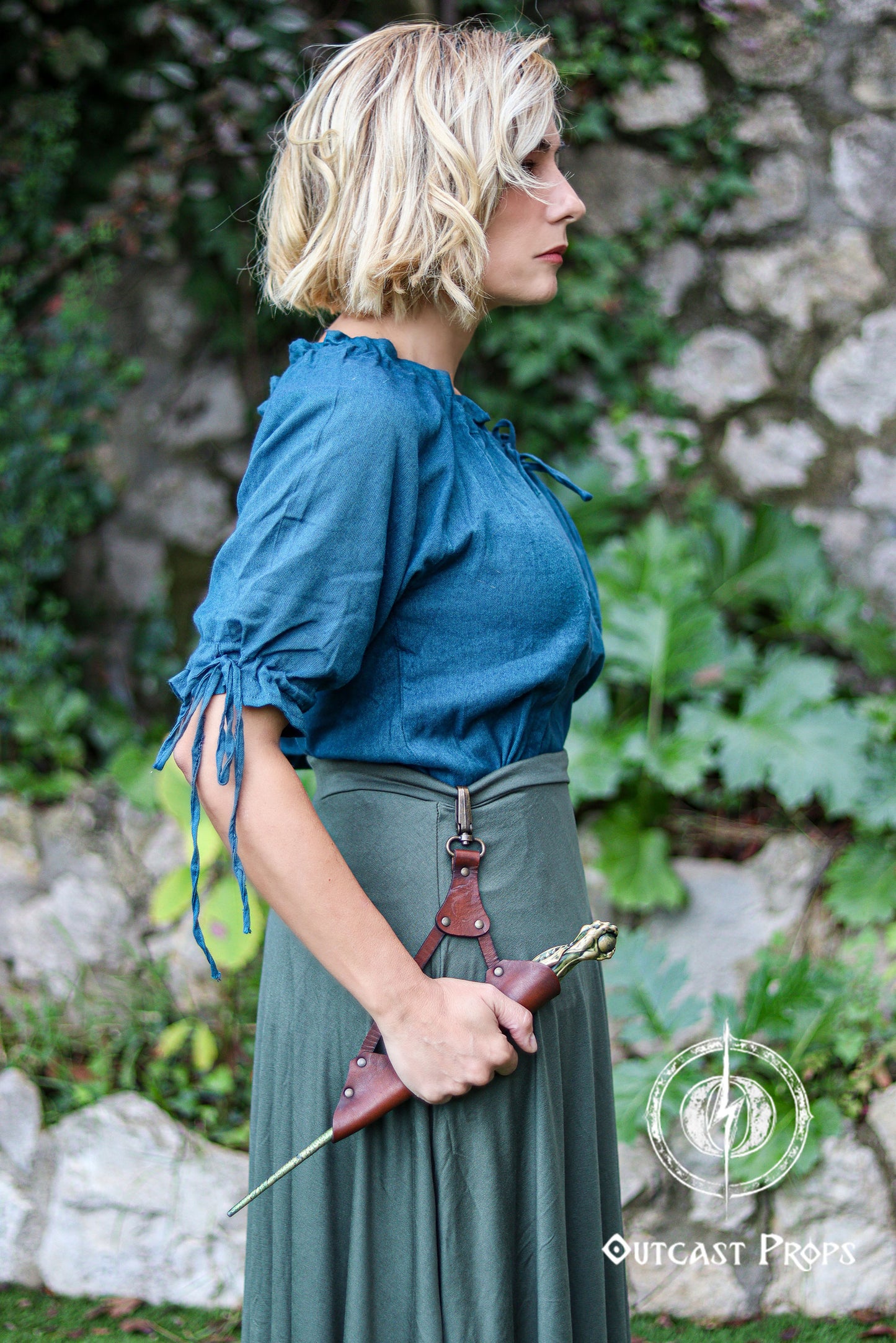 Clip On Leather Wand Holster