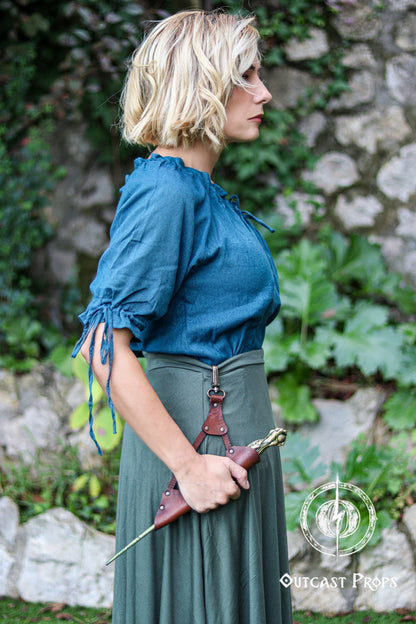 Clip On Leather Wand Holster