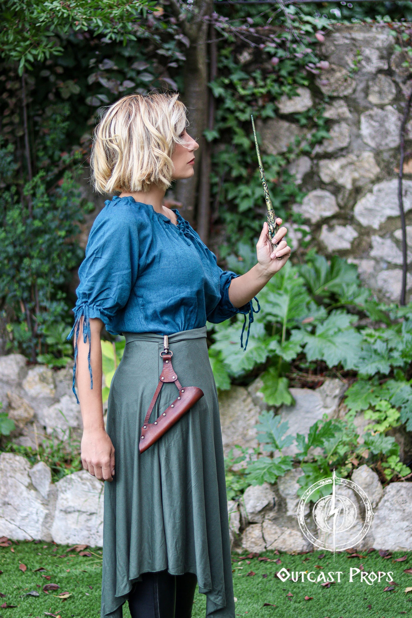 Clip On Leather Wand Holster