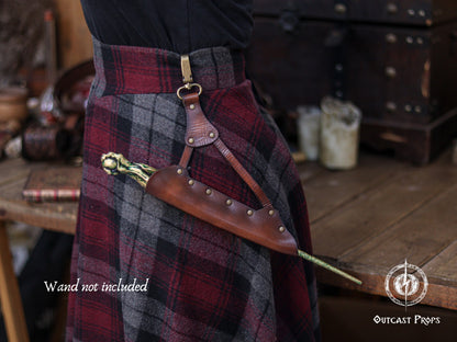 Clip On Leather Wand Holster