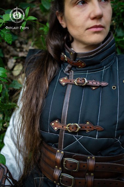 Medieval Gambeson Padded Cotton