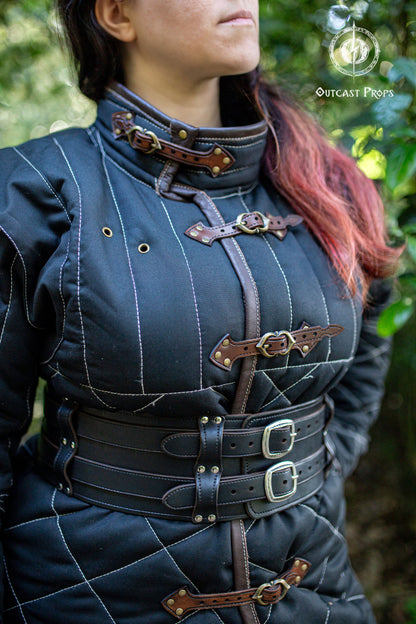 Medieval Gambeson Padded Cotton