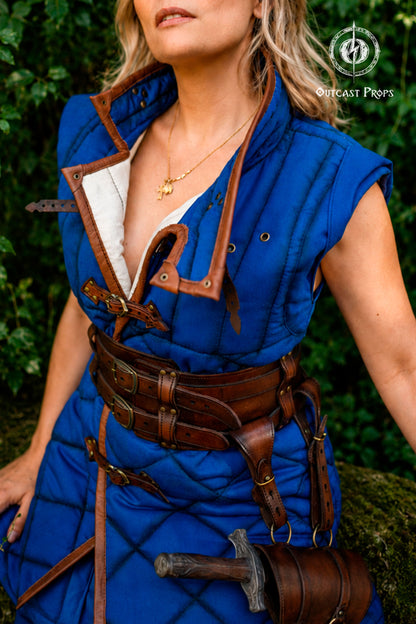 Medieval Gambeson Padded Cotton